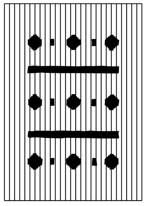 Suki Seokyeong Kang, "Mat Black Mat – notation #9", 2019, Collection Mudam Luxembourg, Donation 2019 – De l’artiste