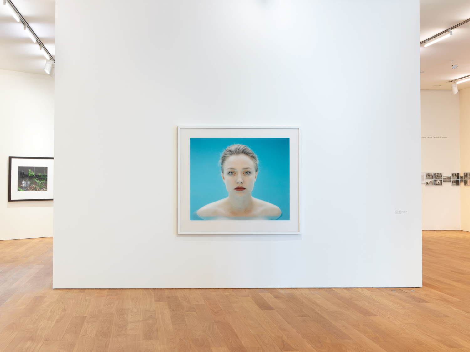 Vue de l'exposition "Figures sensibles. Photographies de la Collection Mudam" | Roland Fischer, "O T L A Portraits", 1991 | Collection Mudam Luxembourg | Acquisition 2002