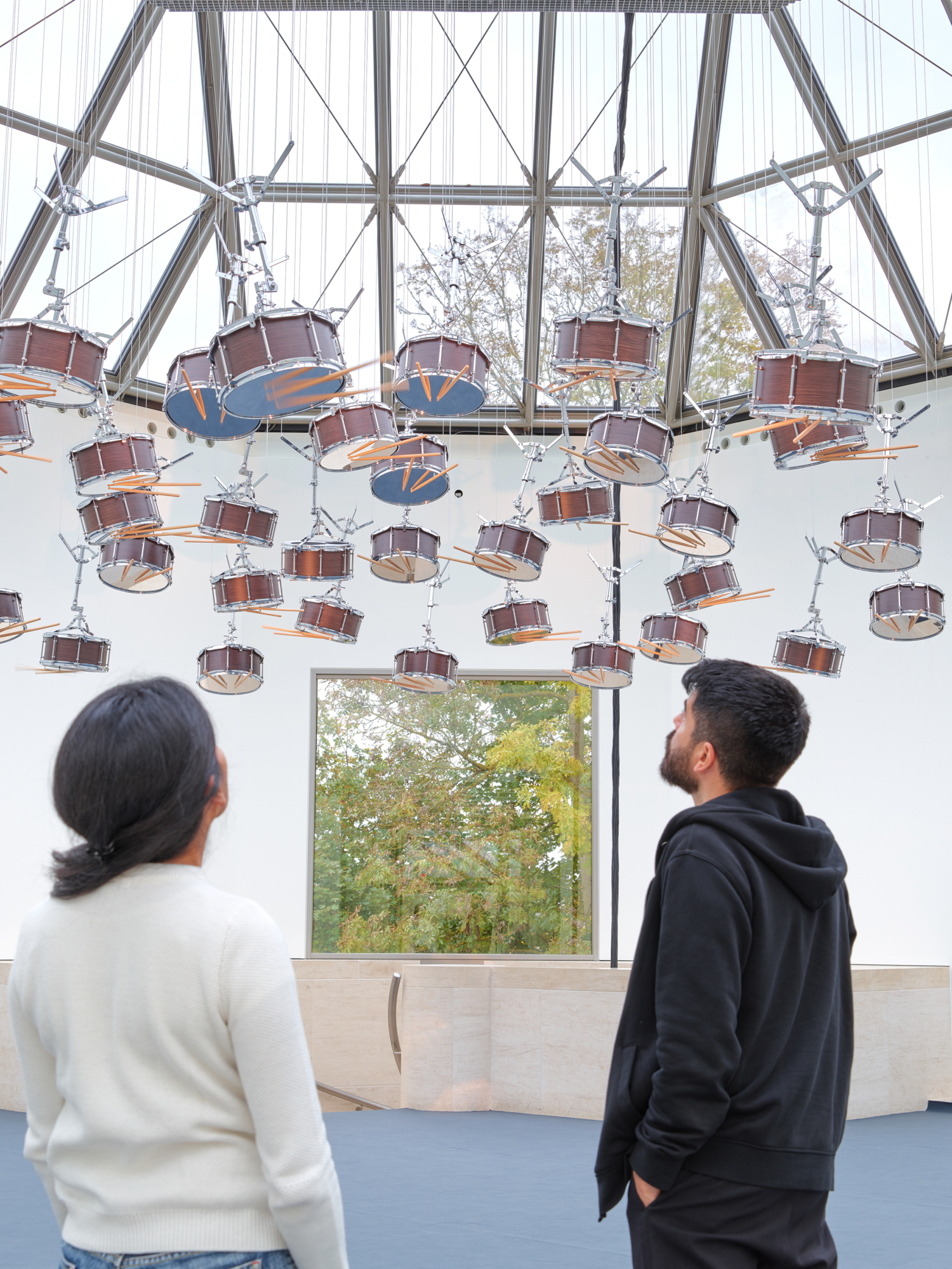 Vue de l’exposition "Anri Sala. Le Temps coudé", 11.10.2019 – 05.01.2020, Mudam Luxembourg