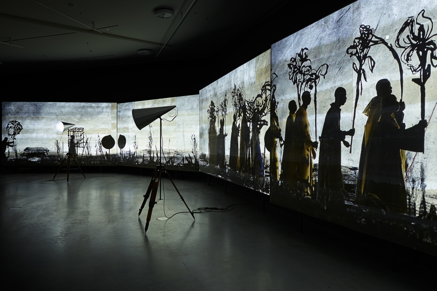 William Kentridge, "More Sweetly Play the Dance", 2015