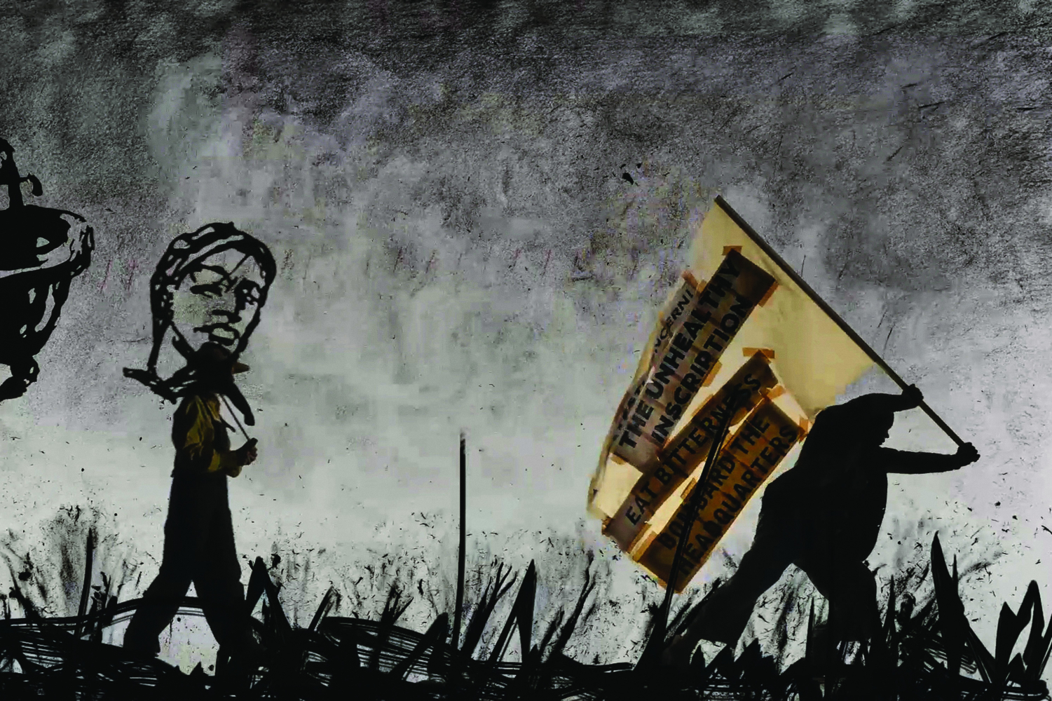 Video Still from the film made for "More Sweetly Play the Dance", 2015